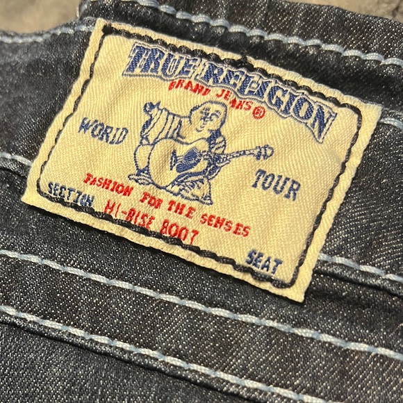 True Religion Hi-Rise Dark Denim Jeans - Picture 9 of 9